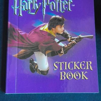 Harry Potter Sticker books and small metal figures and two keychains