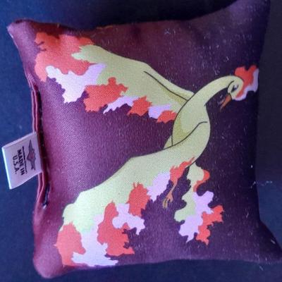 Digimon pillow Keychains and a Looking glass limited edition torch Sculpture True blue crab