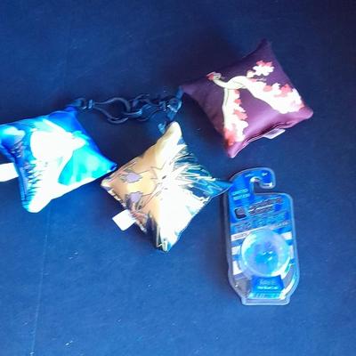 Digimon pillow Keychains and a Looking glass limited edition torch Sculpture True blue crab