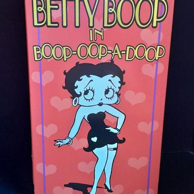 Five Betty Boop VHS Collector's Tapes