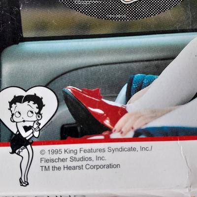 Beep if you Boop Vintage Betty Boop bumper sticker and Betty Boop sunscreen for car