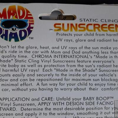 Beep if you Boop Vintage Betty Boop bumper sticker and Betty Boop sunscreen for car
