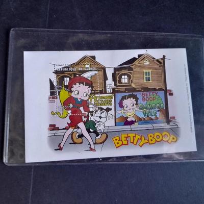 International Collectors Society Betty Boop "Bamboo Island" Commemorative sheet