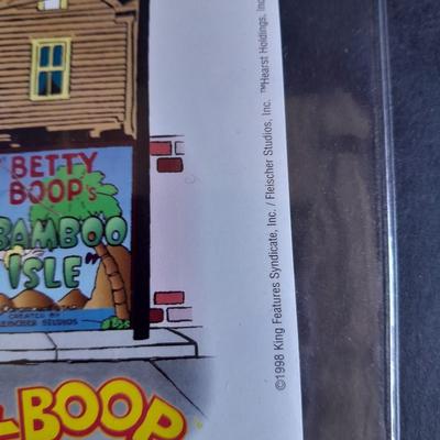 International Collectors Society Betty Boop "Bamboo Island" Commemorative sheet