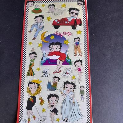 Collectable Betty Boop Stickers Sticker sheets