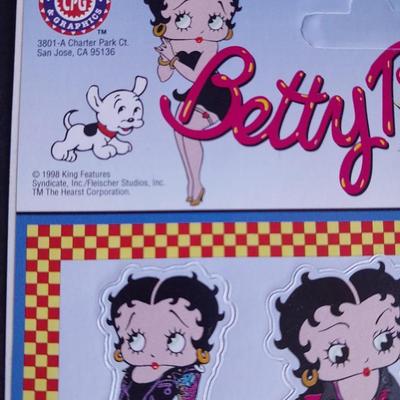 Collectable Betty Boop Stickers Sticker sheets