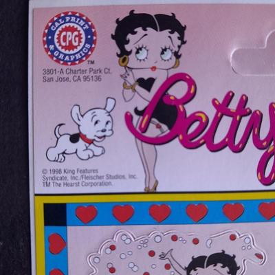 Collectable Betty Boop Stickers Sticker sheets