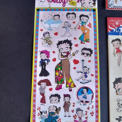 Collectable Betty Boop Stickers Sticker sheets