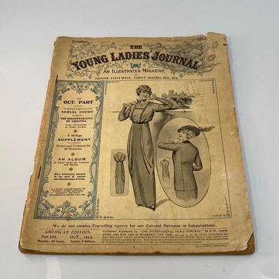 Antique Copy of The Young Ladies Journal October 1913