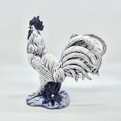 Ceramic Blue Rooster