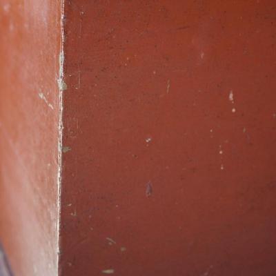 EARLY 19TH CENTURY DOVETAILED PAINTED CHEST /BLUE PAINTED INTERIOR