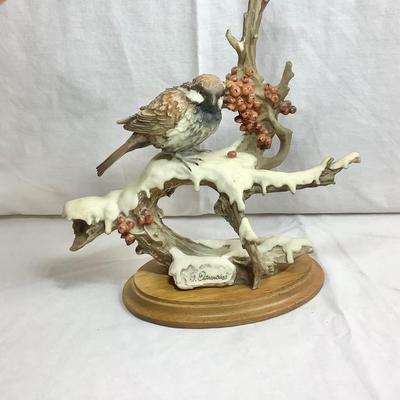 Lot 376. Signed Vintage 1983 Capodimonte Giuseppe Arman Bird