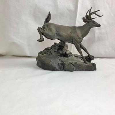 Lot 377 Anne McGrory, 1985, Mixed Bronze Stag Sculpture