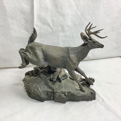 Lot 377 Anne McGrory, 1985, Mixed Bronze Stag Sculpture