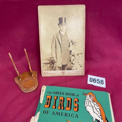 Birds of America, old picture and plate holder