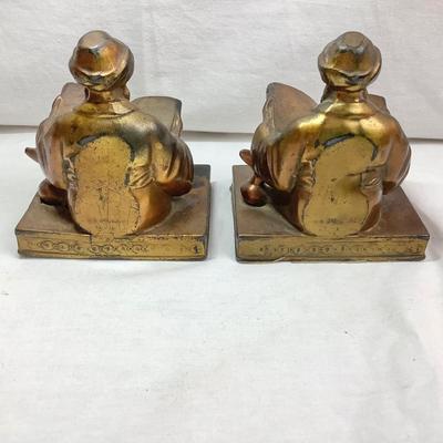 Lot 378 Vintage L. V. Aronson 1923, Man in Turban Scholar Bookends