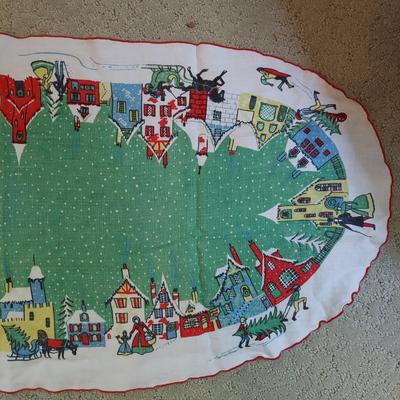 Christmas Moose Quilt with Holiday Linens (GB-BBL)