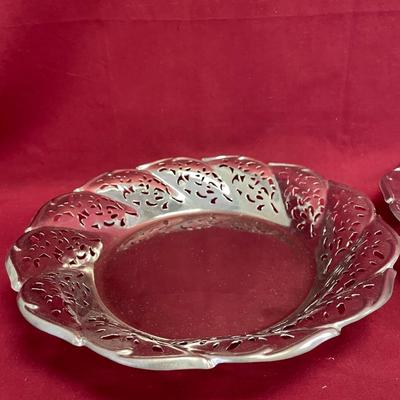 Decorative silver bowls