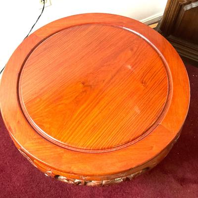362 Vintage Chinese Rosewood Round Table