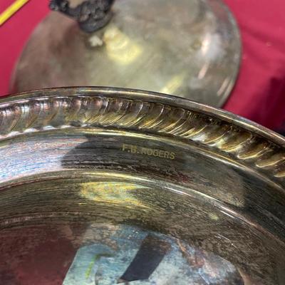 Covered serving bowl