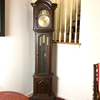 363 Vintage Ridgeway Tall Grandfather Clock