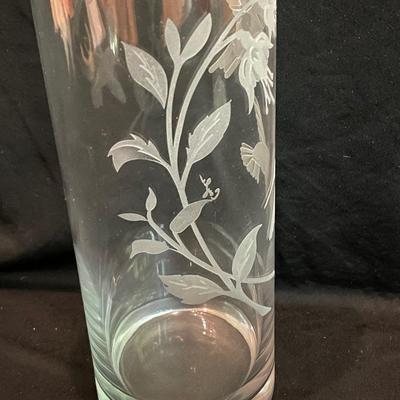 White and Coyle Etched & Signed: Two Artisan Vases (DR-SS)