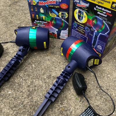 Star Shower Motion Lights Tested -Lot 424