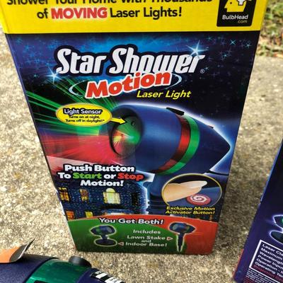 Star Shower Motion Lights Tested -Lot 424