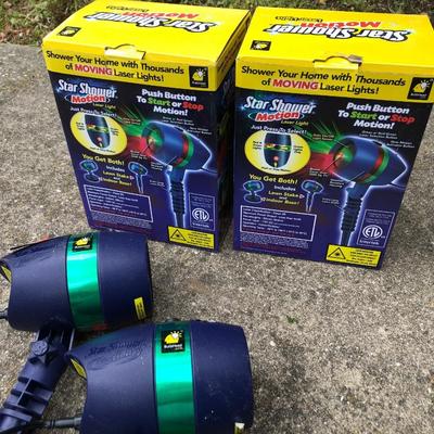 Star Shower Motion Lights Tested -Lot 424