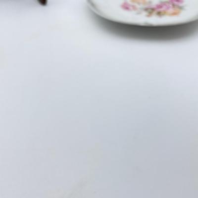 Pink depression glass assortment