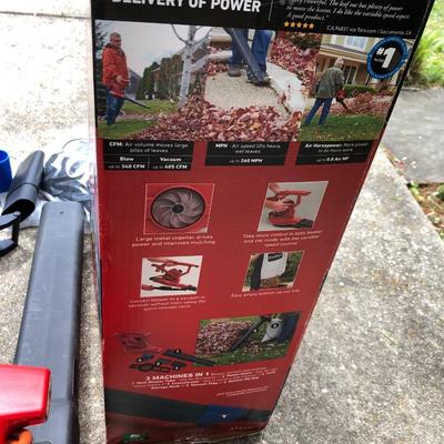 TORO Ultra Electric Blower+Vacuum+Mulcher Tested -Lot 423