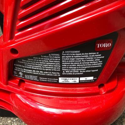 TORO Ultra Electric Blower+Vacuum+Mulcher Tested -Lot 423