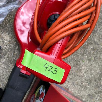 TORO Ultra Electric Blower+Vacuum+Mulcher Tested -Lot 423