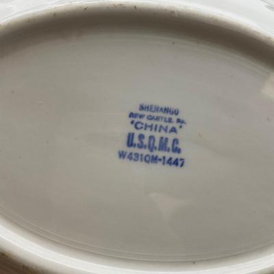 Bowl and gravy boat