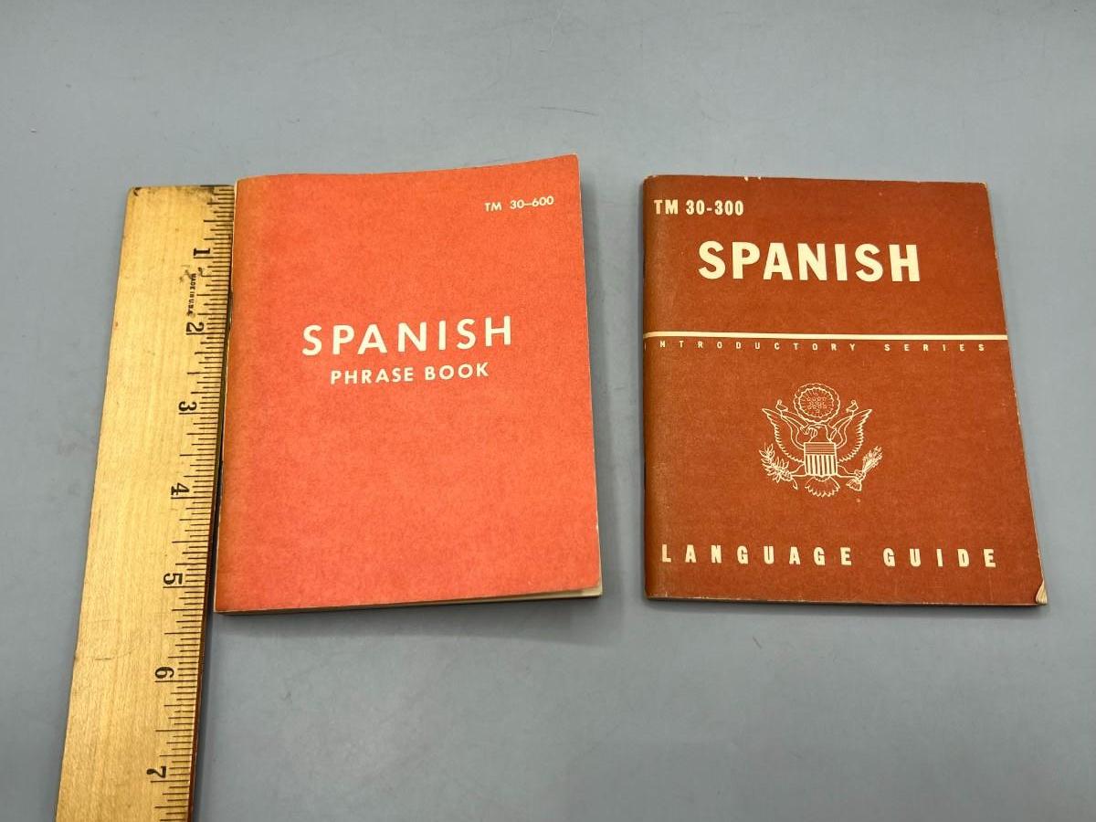Vintage U S Government Military Issue Pocket Spanish Phrase Book vintage-u-s-government-military-issue-pocket-spanish-phrase-book
