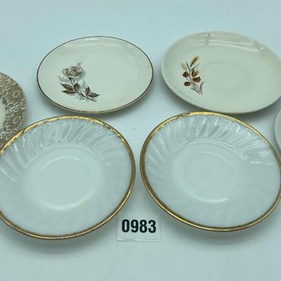Small saucer decorative plates