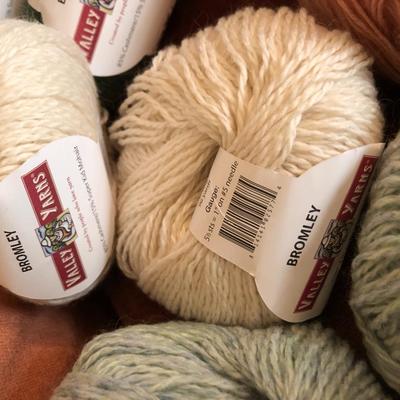 Large Yarn Lot #1 (Bromley Valley Yarns Cashmere, Lana Grossa Alpaka, Cloudborn, Silky Alpaca Lace, Tucson, Noro) -Lot 420