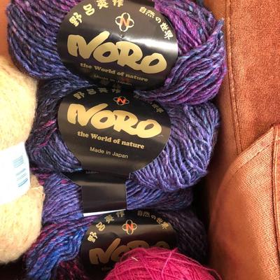 Large Yarn Lot #1 (Bromley Valley Yarns Cashmere, Lana Grossa Alpaka, Cloudborn, Silky Alpaca Lace, Tucson, Noro) -Lot 420