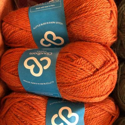 Large Yarn Lot #2 (Cloudborn Alpaca/Wool, Goshen Valley Yarns, Debbie Bliss Baby Cashmere, Candide Virgin Wool) -Lot 419