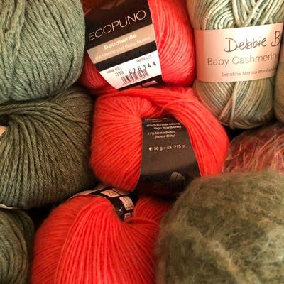 Large Yarn Lot #3 (Linea Pura Four Seasons Cashmere, Debbie Bliss Baby Cashmere, Cloudborn Alpaca/Wool, Lana Grossa Baby Alpaca) -Lot 418