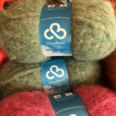 Large Yarn Lot #3 (Linea Pura Four Seasons Cashmere, Debbie Bliss Baby Cashmere, Cloudborn Alpaca/Wool, Lana Grossa Baby Alpaca) -Lot 418
