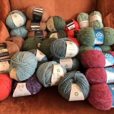 Large Yarn Lot #3 (Linea Pura Four Seasons Cashmere, Debbie Bliss Baby Cashmere, Cloudborn Alpaca/Wool, Lana Grossa Baby Alpaca) -Lot 418
