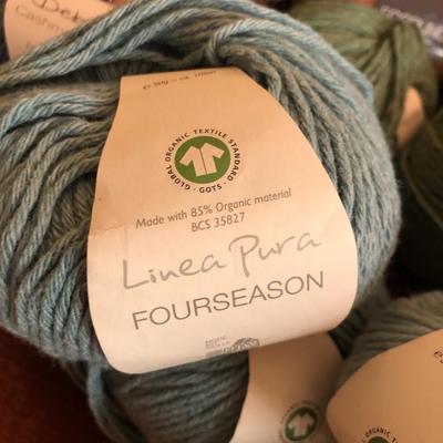 Large Yarn Lot #3 (Linea Pura Four Seasons Cashmere, Debbie Bliss Baby Cashmere, Cloudborn Alpaca/Wool, Lana Grossa Baby Alpaca) -Lot 418