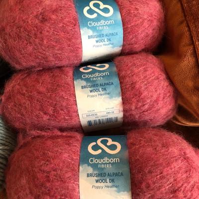 Large Yarn Lot #3 (Linea Pura Four Seasons Cashmere, Debbie Bliss Baby Cashmere, Cloudborn Alpaca/Wool, Lana Grossa Baby Alpaca) -Lot 418
