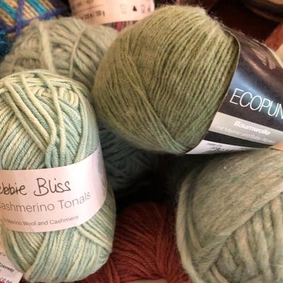 Large Yarn Lot #4 (Berroco, Lana Grossa, Zen, Debbie Bliss, Soft Linen Elite Yarns, Patrons, Cloudborn, Red Heart Scrubby, Caron,...