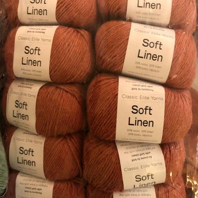 Large Yarn Lot #4 (Berroco, Lana Grossa, Zen, Debbie Bliss, Soft Linen Elite Yarns, Patrons, Cloudborn, Red Heart Scrubby, Caron,...