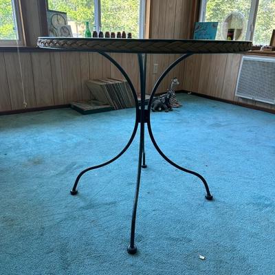 Glass Patio Table