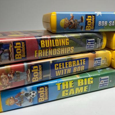 Lot of Bob the Builder Nostalgic Kids Television Show VHS Tapes