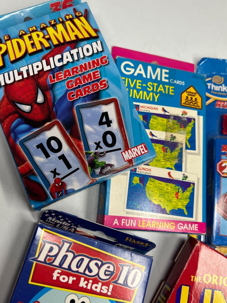 Lot of Educational Fun Challenging Card Game Sets | EstateSales.org