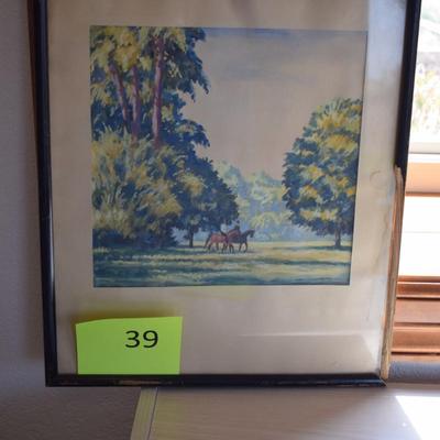 Vintage western Print